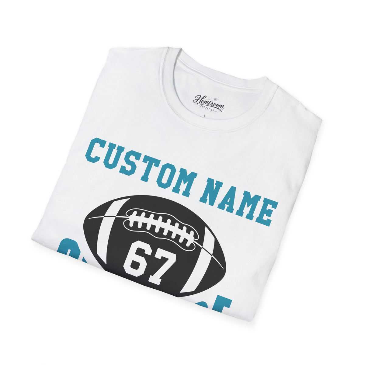 Custom Surfside Football Team T-Shirt — Personalized Name & Number
