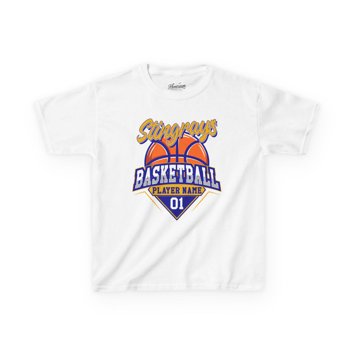 Stingrays Basketball Team Tee — Personalizable