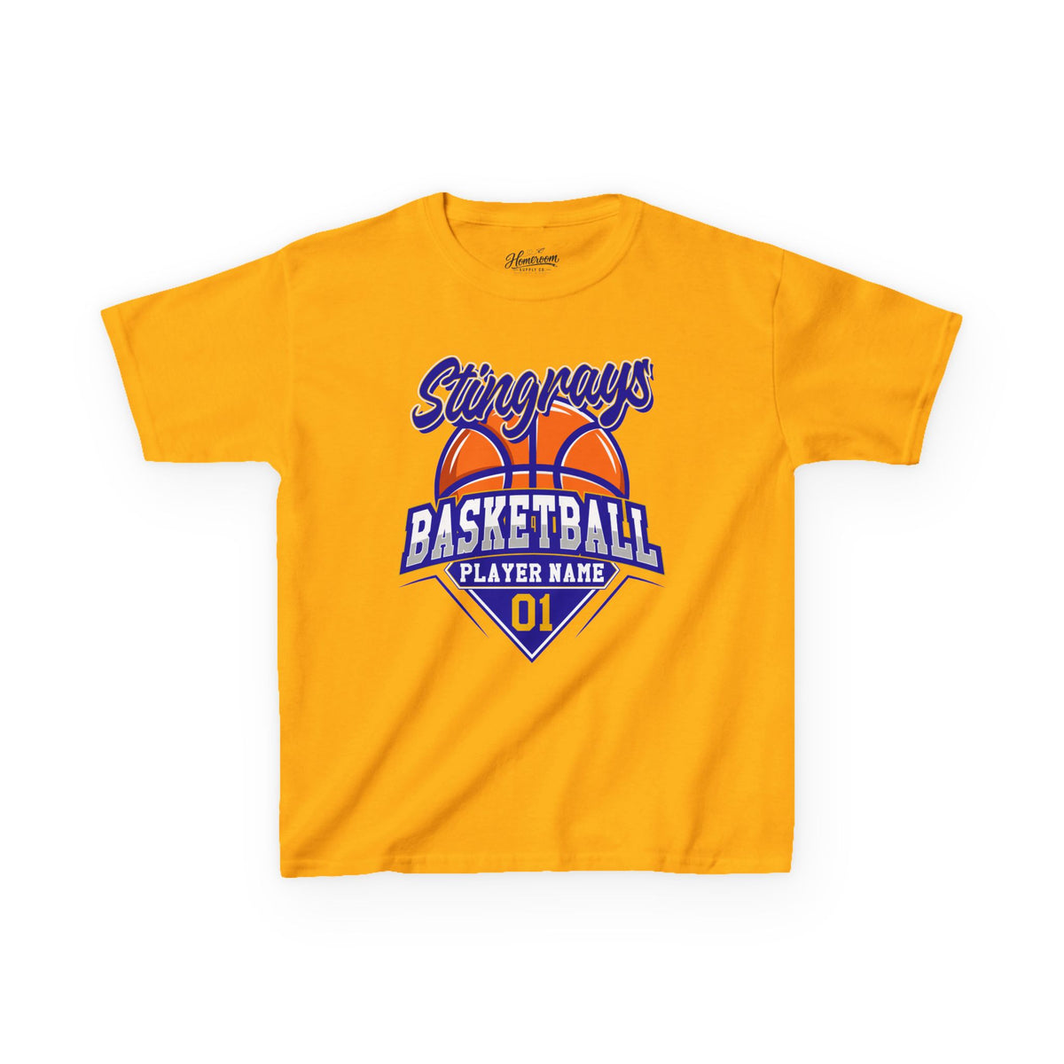 Stingrays Basketball Team Tee — Personalizable