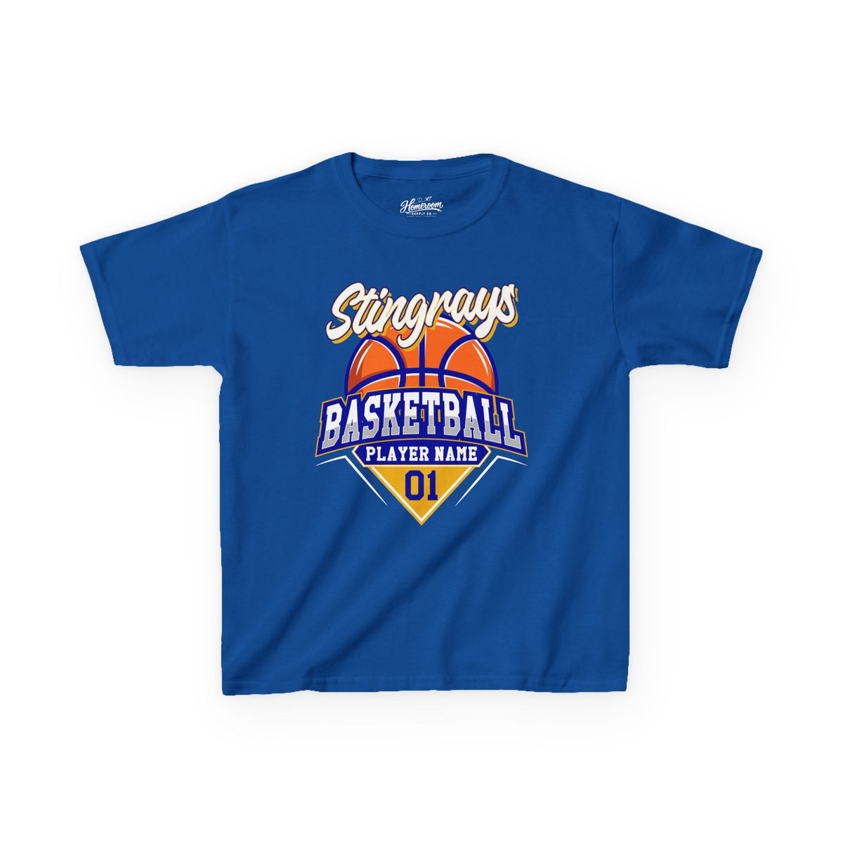 Stingrays Basketball Team Tee — Personalizable